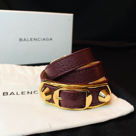 Balenciaga Arena Giant Triple Tour Bracelet - Picture 3 of 6